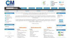 Desktop Screenshot of cm-informatica.it