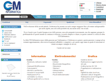Tablet Screenshot of cm-informatica.it